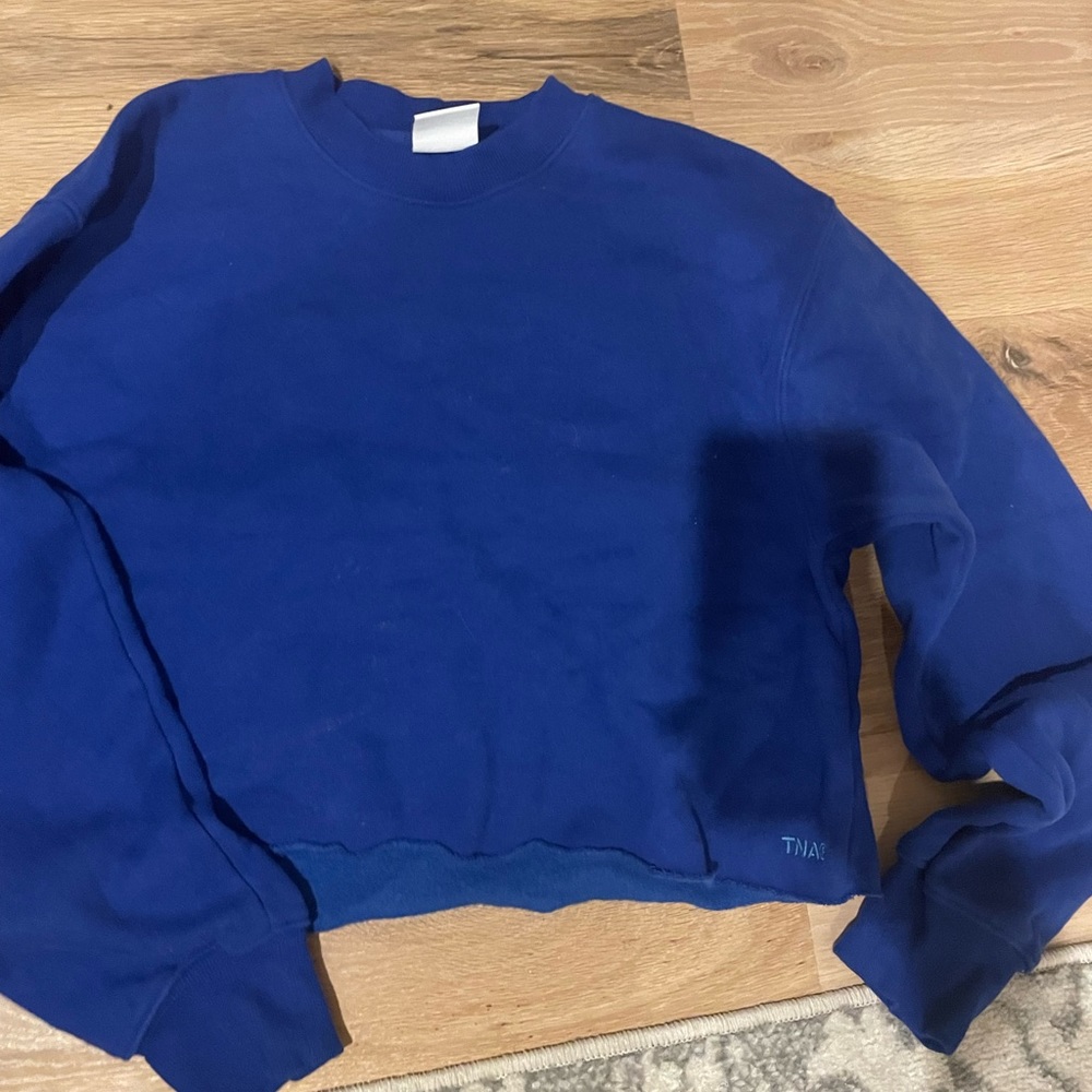 Aritzia Cozy Fleece cropped sweat shirt